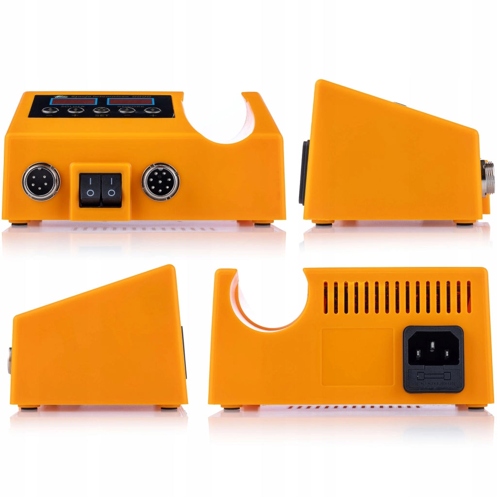 Stazione Saldante 2 in 1 Rosfix Orange Husky OH660 – 660W, LCD, 100–480°C | Set 16 in 1 con Etui e Guida