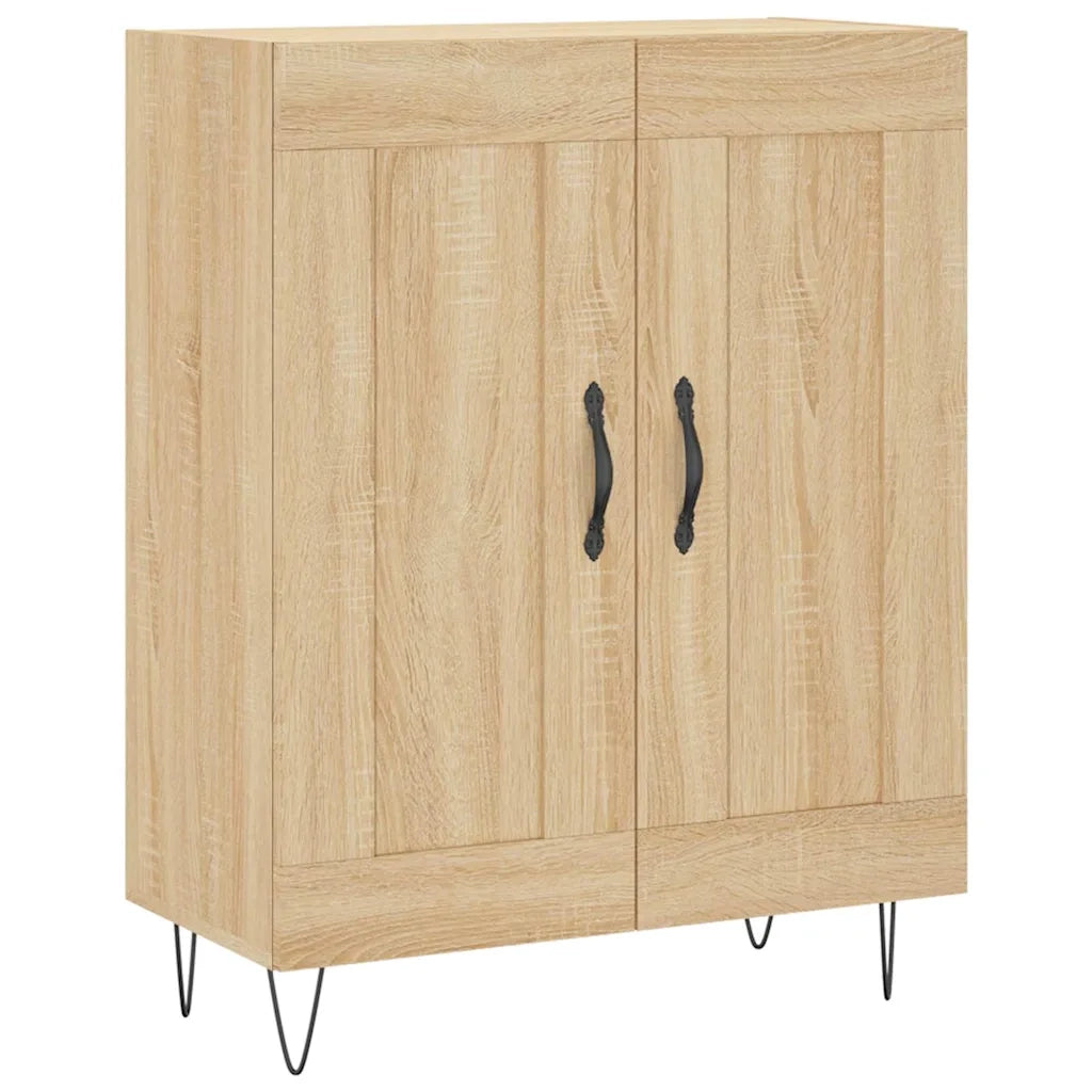 vidaXL Credenza Rovere Sonoma 69,5x34x90 cm in Legno Multistrato