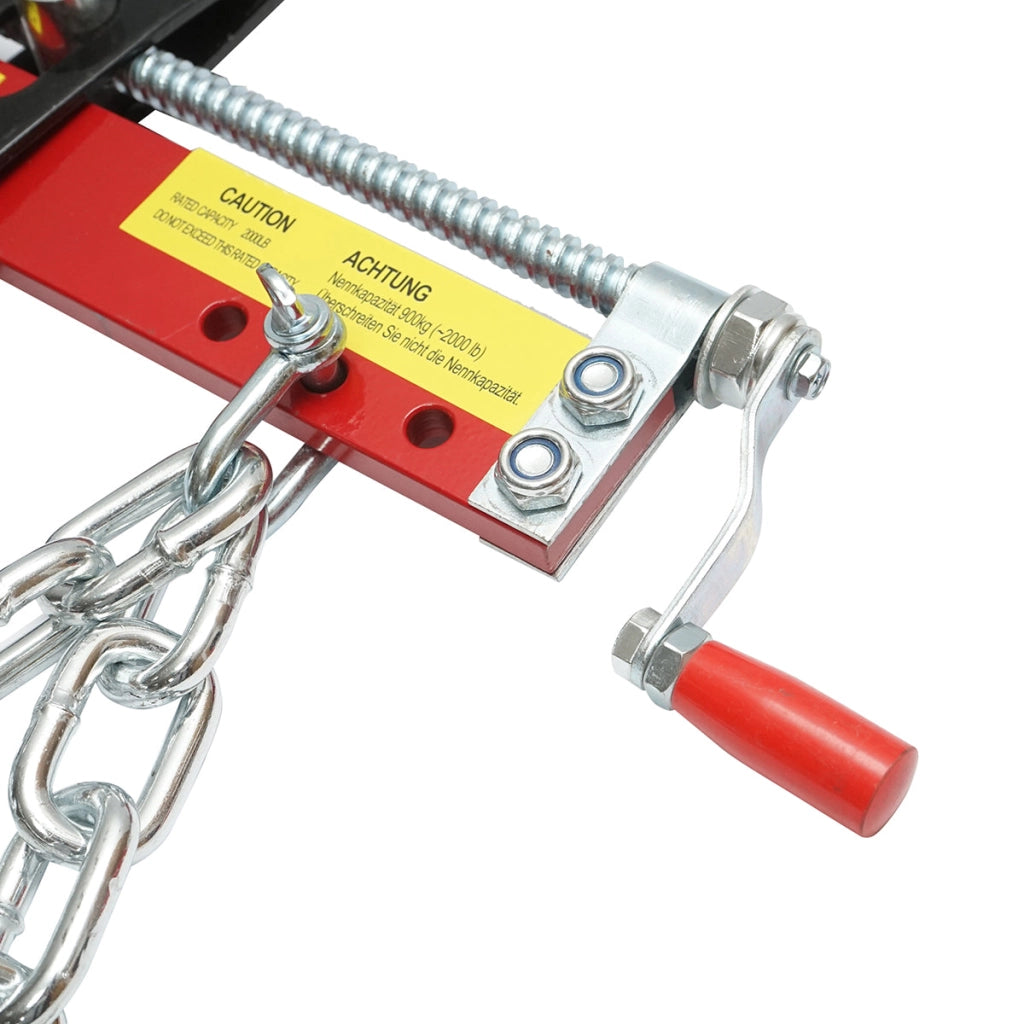 Dispositivo di sospensione del motore con catena e ganci 900 kg