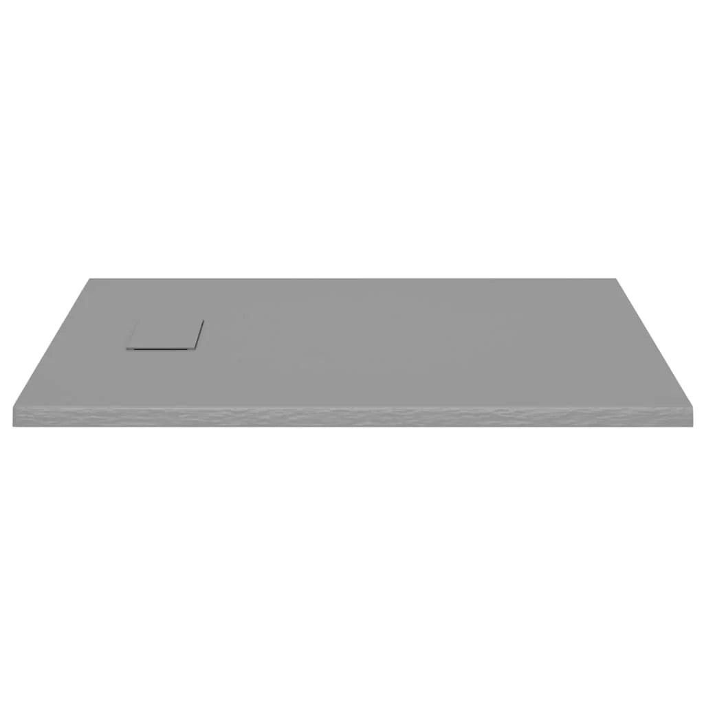Piatto doccia base doccia piatto doccia contenitore doccia bagno WC cabina doccia casa interno SMC 100x80 cm grigio 02_0001977