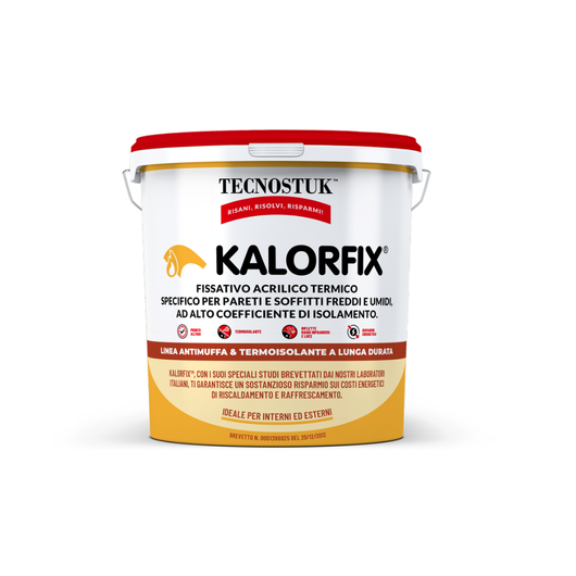 Kalorfix fissativo termico specifico per pareti e soffitti freddi e umidi *** formato 1 lt, confezione 1