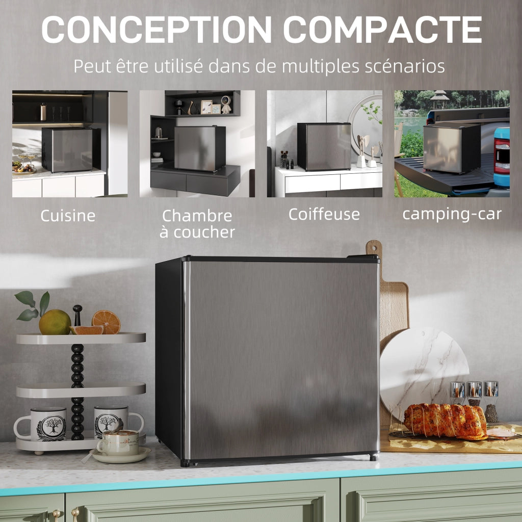 Frigorifero Congelatore 46 L ¨C zephmum ¨C Argento 48x44x49 cm