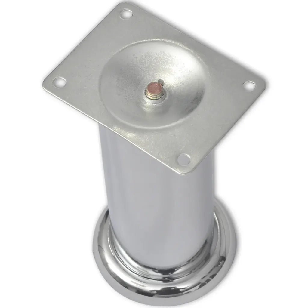 Piedini Rotondi per Divani 8 pz Cromati 180 mm CFW3717777