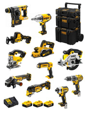 DeWALT Kit DWK1102 (DCD796+DCH273+DCG405+DCF887+DCF899H+DCS331+DCS391+ DCS355+DCP580+DCS369+DCL050+ 3x5,0Ah +DCB115 +Caddy 3en1)