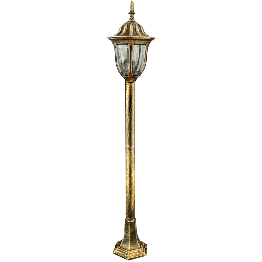 Lampione da esterno Florencia oro patina E27 98cm Polux