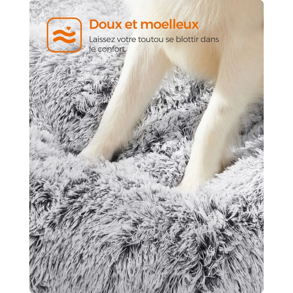 Cuccia per cani/divano letto per animali domestici imbottitura morbida lavabile in lavatrice cuscino per cani 110 x 73 cm grigio 12_0006796