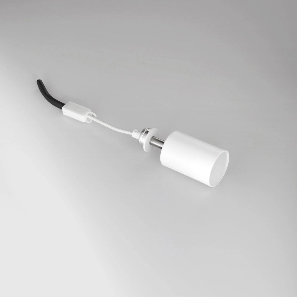 INCASSO VULKAN BIANCO 1 LUCE ATTACCO GU10 5,3X8X14,5CM IN GESSO VERNICIABILE
