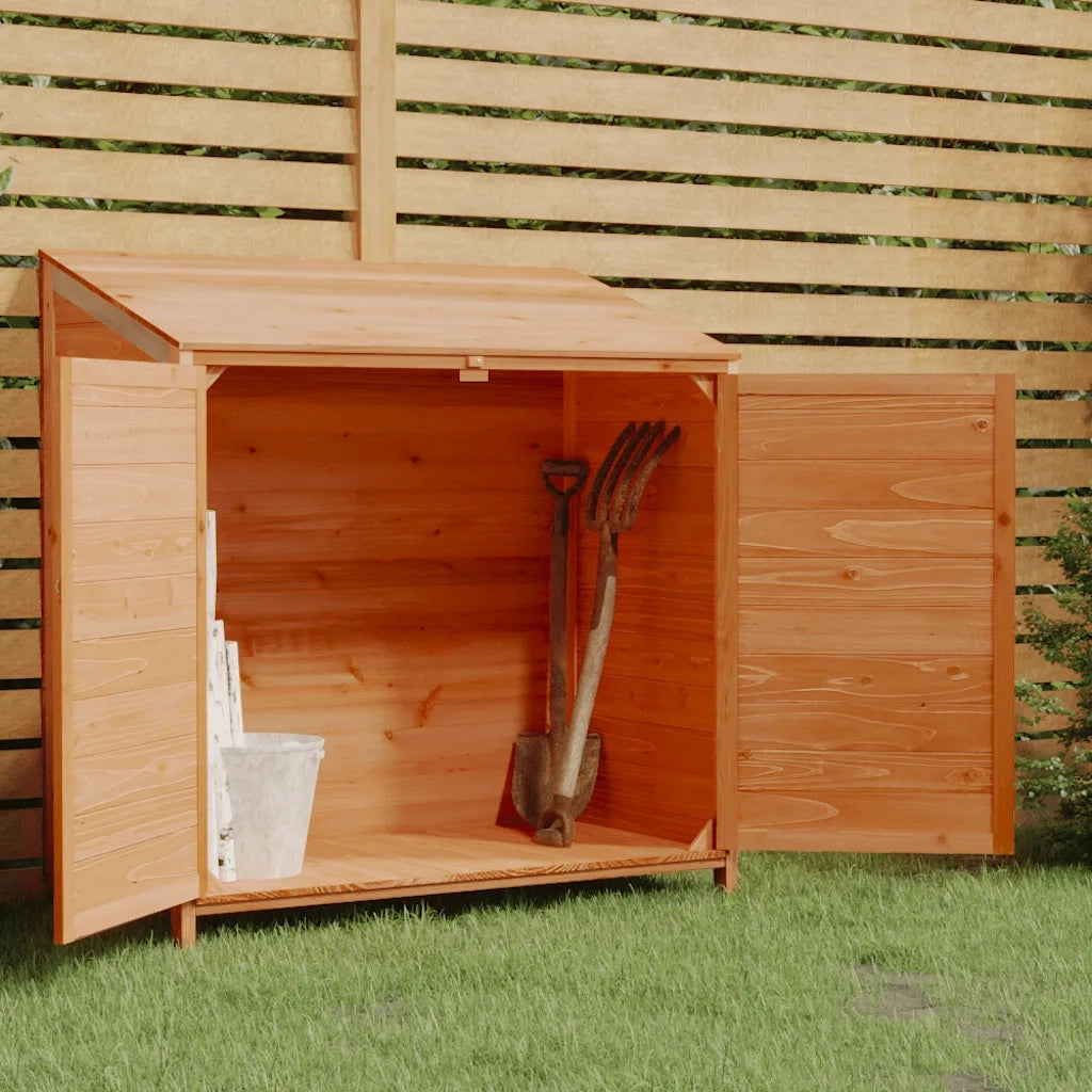 Capanno da Giardino Marrone 102x52x112 cm Legno Massello Abete CFW6395259