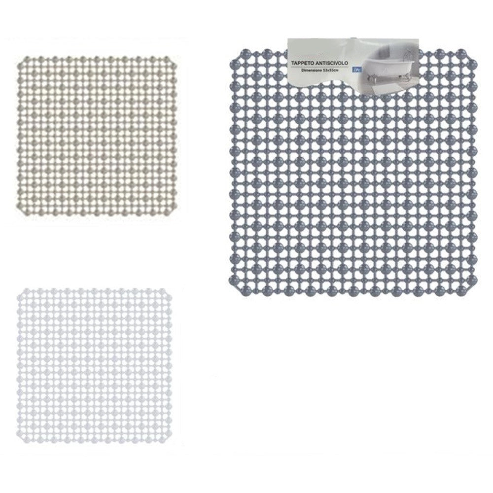 Trade Shop - Tappeto Antiscivolo Tappetino Per Vasca Da Bagno Doccia Quadrato 53 X 53 Cm 10785 -