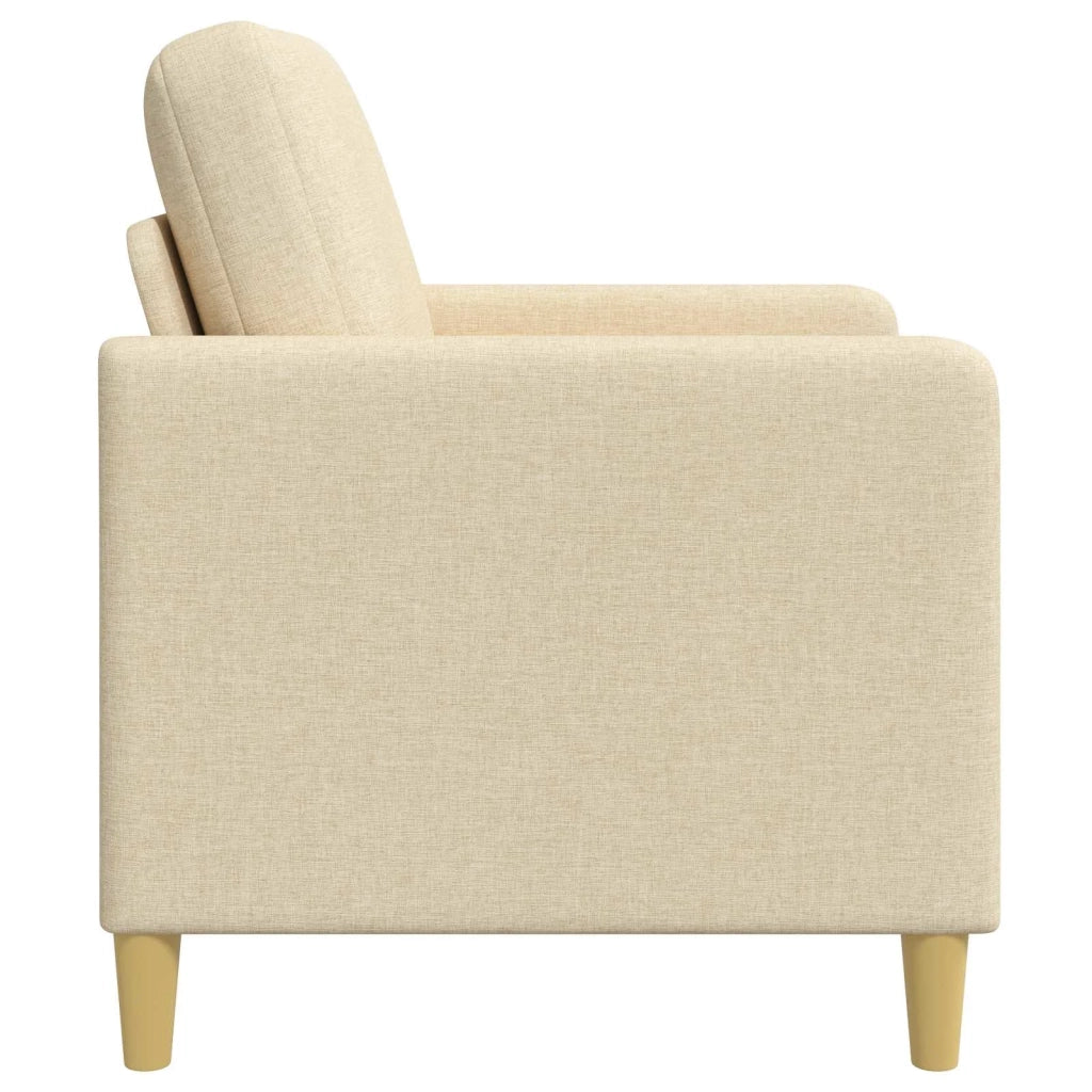 Divano con Storage Crema 122 x 78 x 87 cm Poliestere 42036898