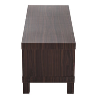 Mobile TV Basso con Vano in Legno Noce 90x35x37 cm