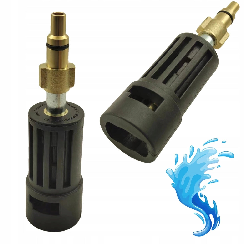 Set di Accessori per Idropulitrice compatibile con Kärcher K2–K7 – T-Racer, Lancia 34 cm, Adattatore Lavor
