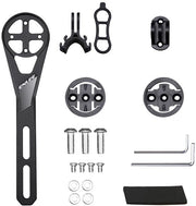 Supporto per computer da bicicletta in alluminio - Leggero e duraturo - Adatto a diverse configurazioni di bicicletta - Per bicicletta con display da 31,8 mm