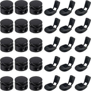 40 stoppini per cinture 2 fori con chiusura velcro per cappello, zaino e abbigliamento sportivo