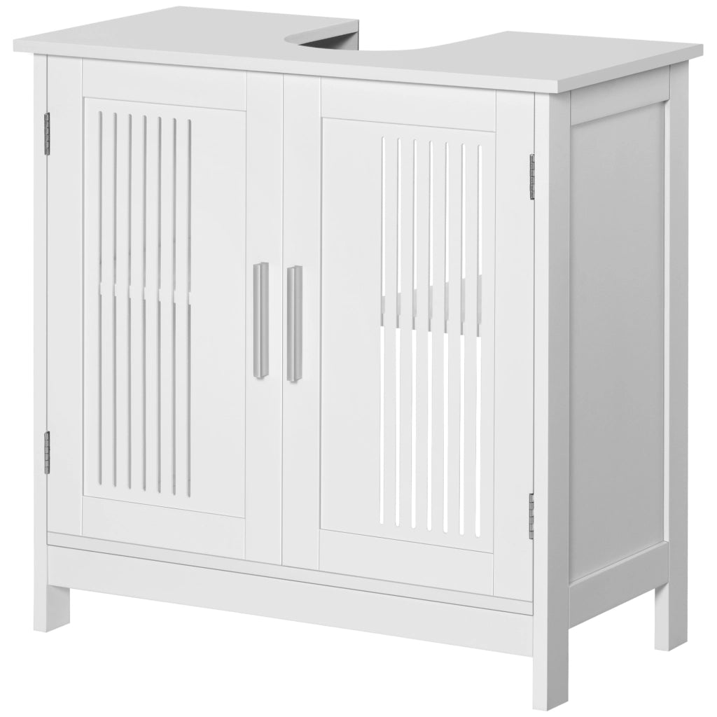 Mobile Sottolavabo Bagno ¨C zephmum ¨C Bianco MDF 60x30x60 cm