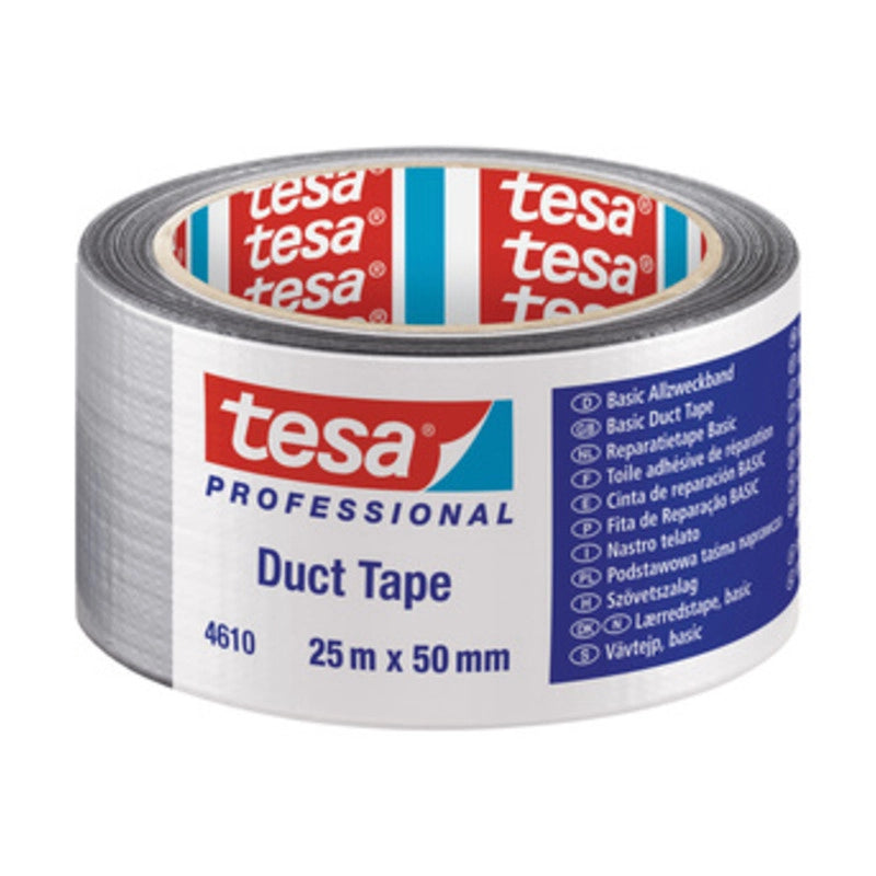 NASTRO AMERICANO TESA BASIC 50MMX25M GRIGIO- TESA- 6,0 rotoli