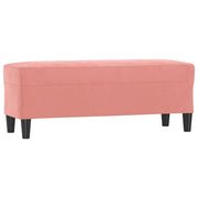 Panca/panca in velluto rosa 100 x 35 x 41 cm 02_0010553