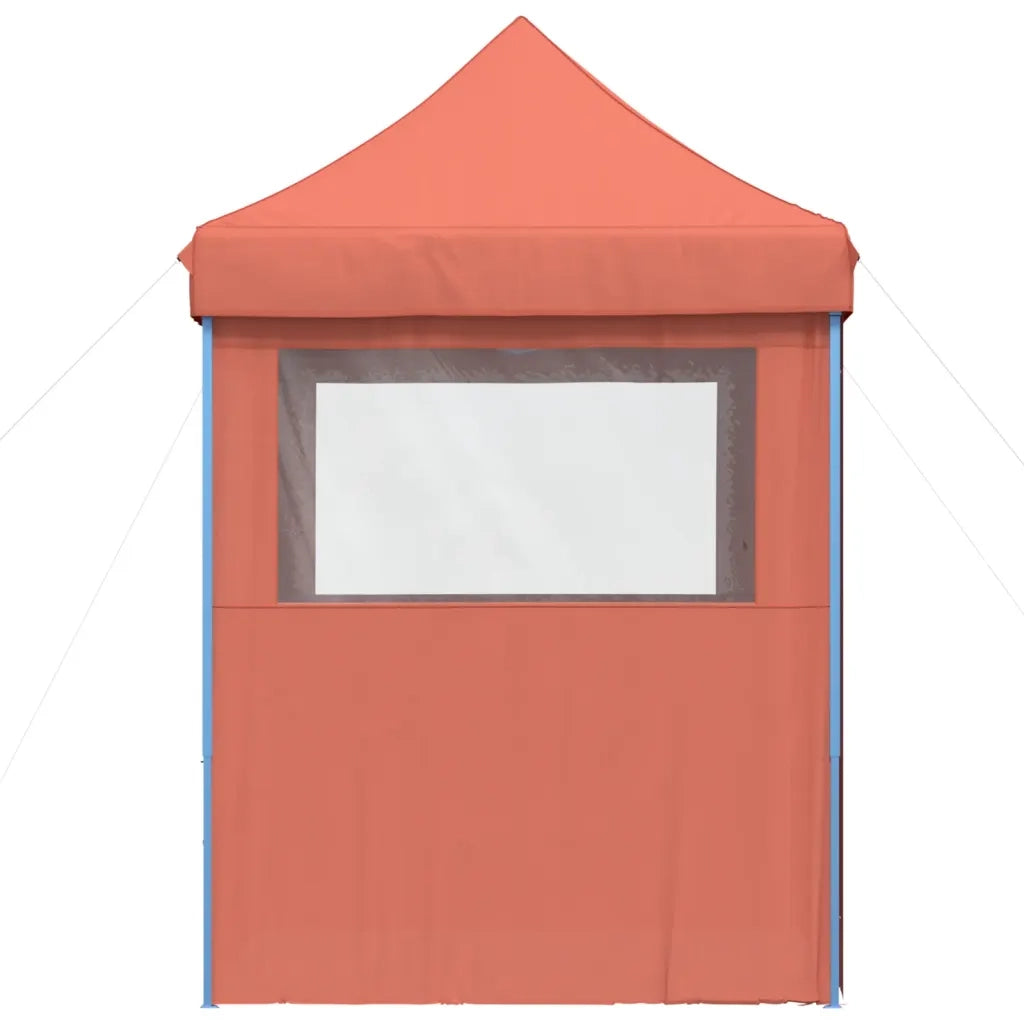 Tendone per Feste Pieghevole Pop-Up con 4 Pareti Terracotta 4005005
