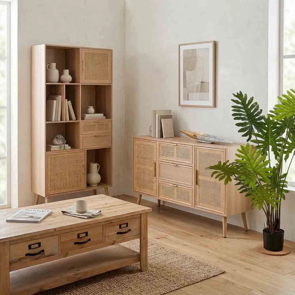 Centrotavola in ceramica dorata 49,5x14x5h