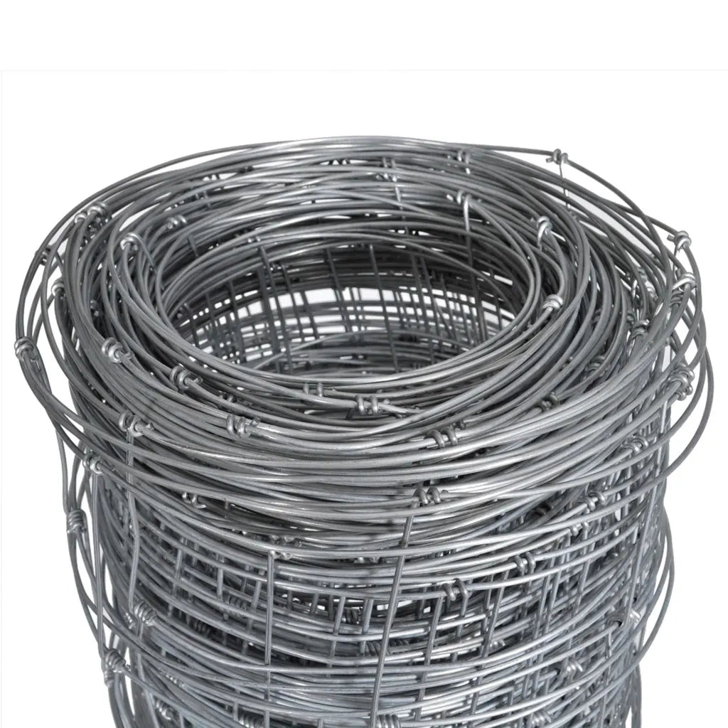 Recinzione da Giardino in Acciaio Zincato 50x1,6 m Argento cod mxl 26311