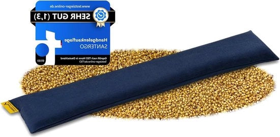 Sostegno ergonomico per il polso con imbottitura bio-giuntale - cuscinetto anti-infiammatorio per laptop e computer - blu