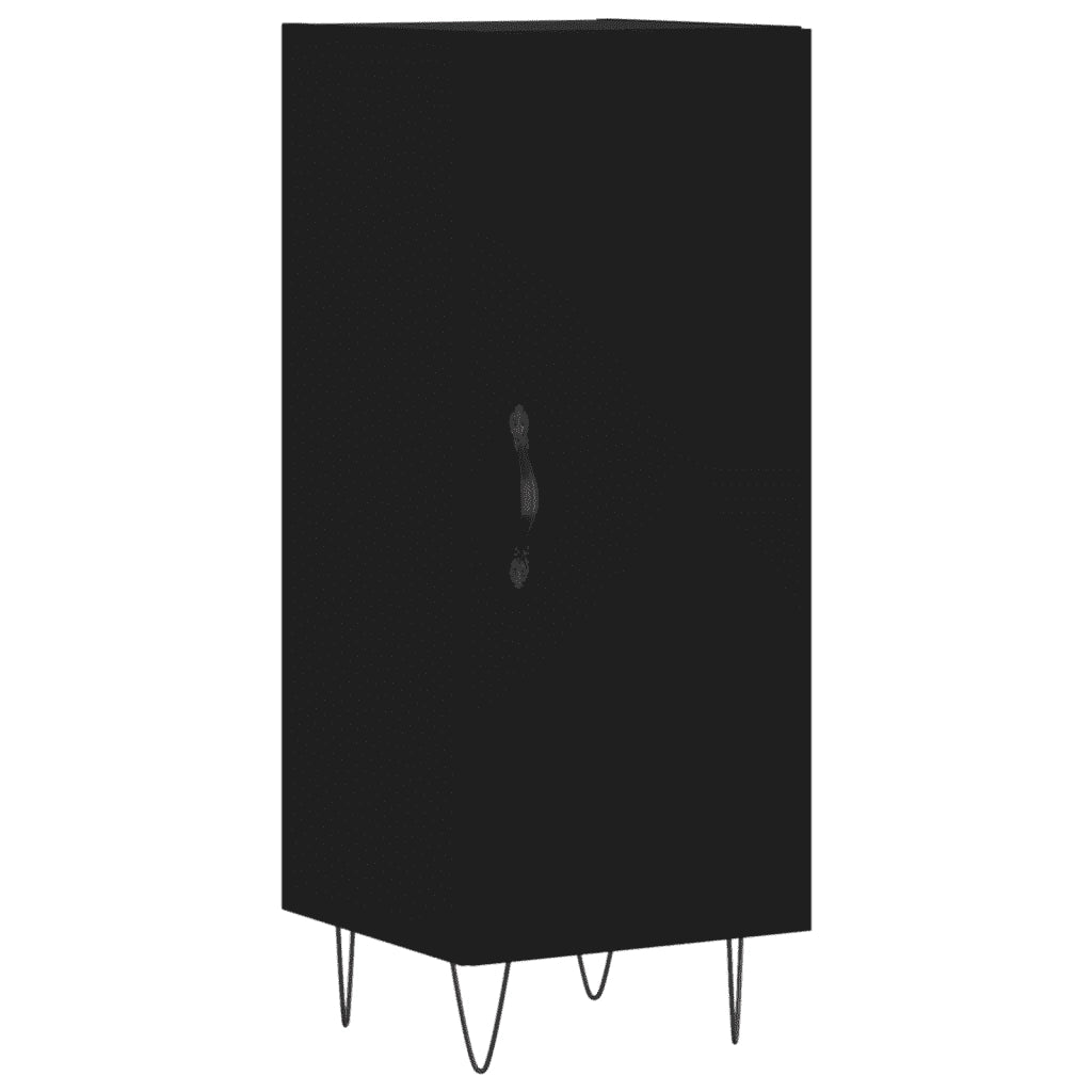 Credenza Nero 34,5x34x90 cm in Legno Multistratocod mxl 102992