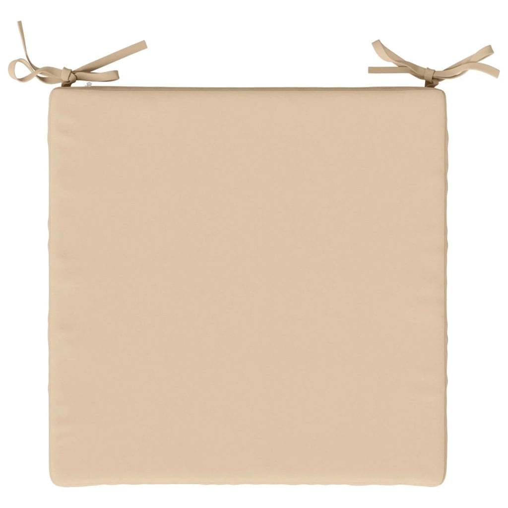 Cuscini per Sedia in 4 Pezzi SOEST 4 pz 100% Poliestere Crema 944393