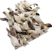 Vogli Decorativi Realistici 24 Stuks - Effetto 3D - Decorazione per Matrimonio - Ornamenti per la Casa - Attività di Fai da Te - Imitazioni di Uccelli