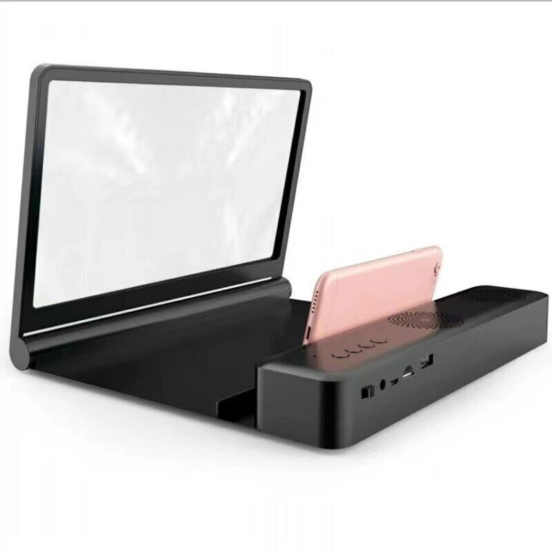Schermo di ingrandimento Cellulare Smartphone bluetooth altoparlanti Lente 12''