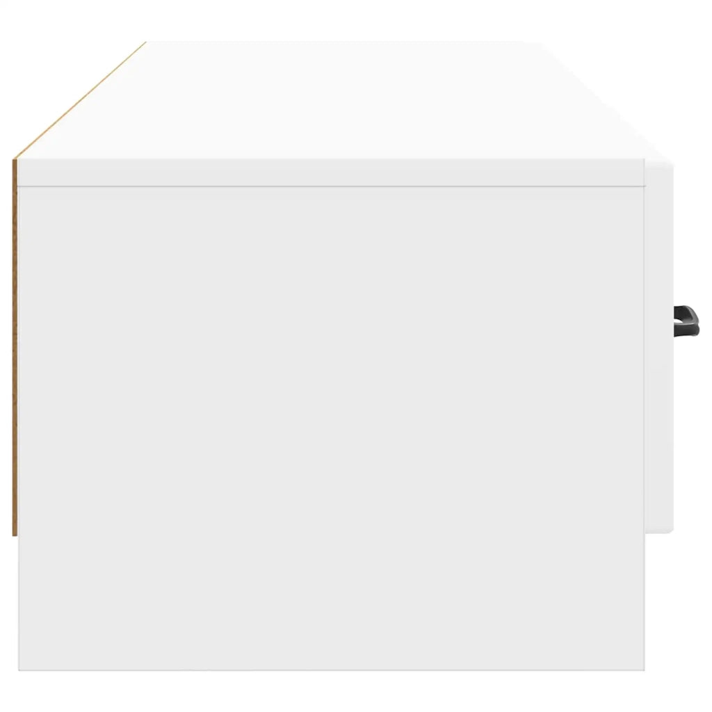 Mobile TV Bianco Lucido 147 x 34,5 x 27 cm Legno ingegnerizzato 895859