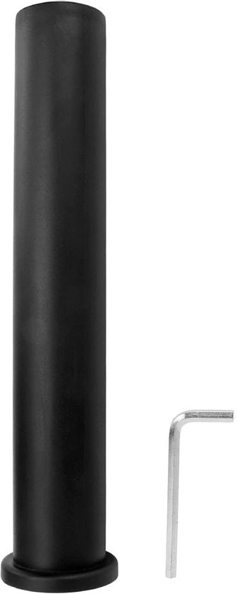 Adattatore per Halter con Manubrio - Adattatore per Barra Olimpica - Premium PP - Nero - Accessori Fitness - Adatto per Halter Olimpici - 5