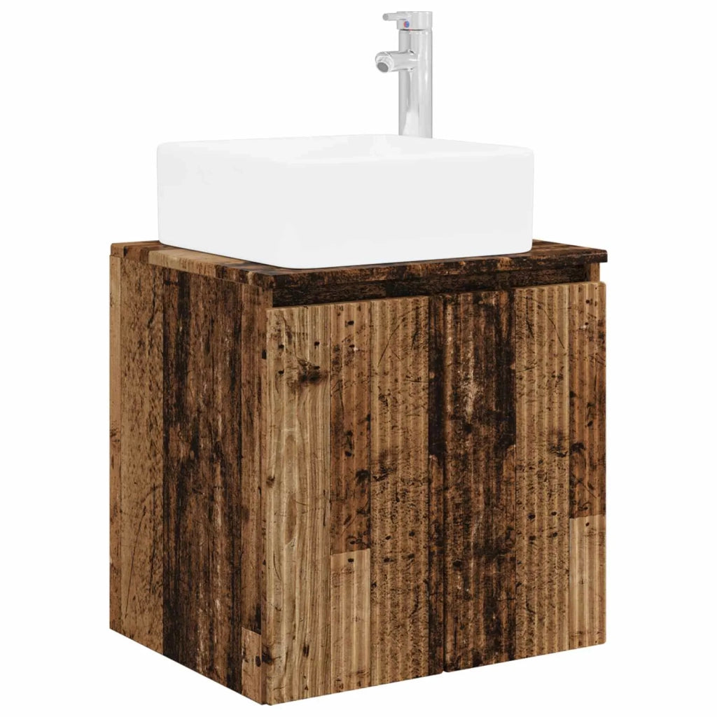 Mobile Lavabo da Parete Legno antico 49,5 x 41 x 63 cm 890410