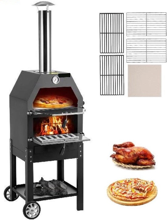 Forno Pizza Esterno - Forno per Pizza - Cucina a Legna - Forno Pizza - Sulla Carrozzella