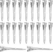 20/40 pacchi di fermacapelli, spille da capelli in argento 5,5 cm, fermacapelli a coccodrillo, spille da capelli metalliche, attrezzature per parrucchieri - Argento, diversi - 20 pezzi