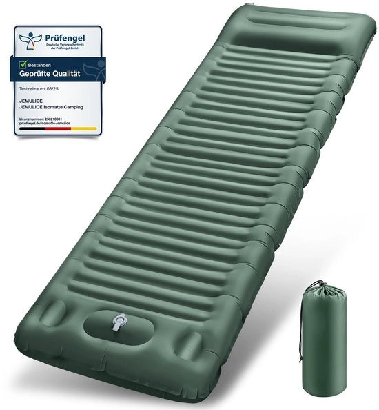 Matras per camping - Opblaasmatras ultralight - 12 cm di spessore - Slaapmat anti-ripstop - Adatto per outdoor e spiaggia