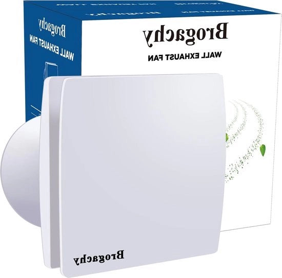 Ventilatore da soffitto 150 mm per aspirazione con valvola di ritorno 20W potente ventilatore da parete per cucina, bagno, serra, garage, installazione su parete, soffitto e finestra.