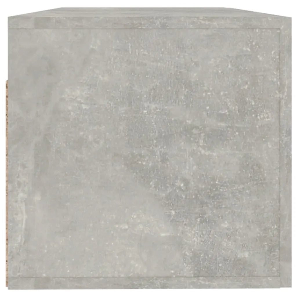 Armadietto a Muro | Mobile Pensile Grigio Cemento 100x36,5x35 cm Legno Multistrato