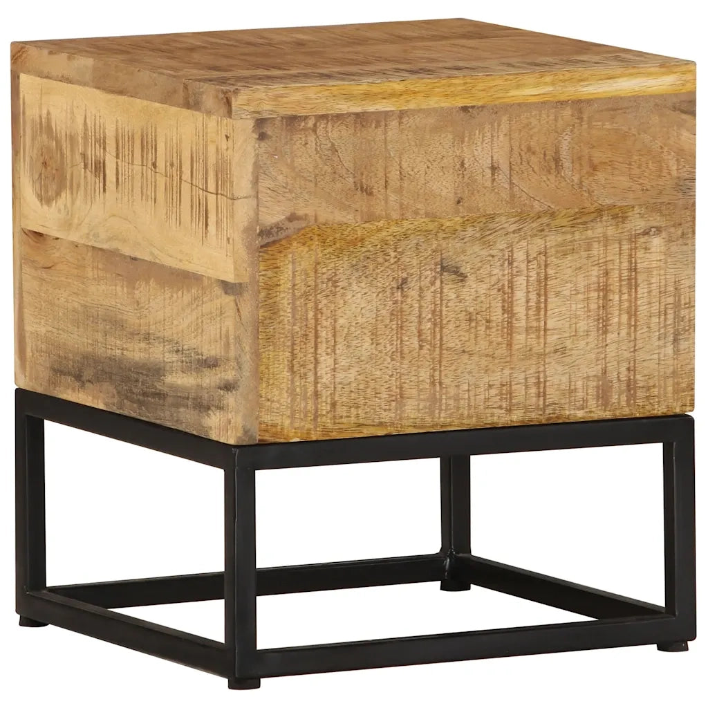 Tavolino 30x30x33 cm in Legno di Mango Grezzo 320814