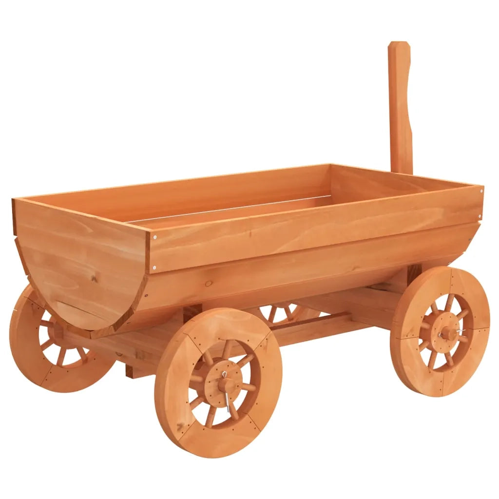 Carro Decorativo 70x43x54 cm in Legno Massello di Abete 364227