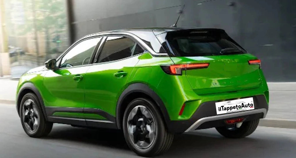 166B-425024 - Tappeto gomma baule per Opel Mokka dal 2021, Mokka-e dal 2021 posizione superiore e inferiore