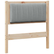 Testiera | Testata imbottita con Testiera | Testata Marrone 80 cm Pino massello
