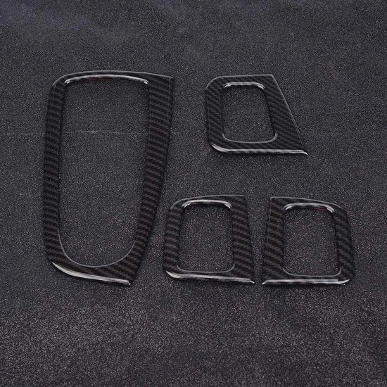 Protezione manopola di accensione in fibra di carbonio - stile a carbonio - cura interni - adatto per C-klasse W205 e X253