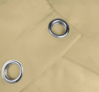 Tenda Semioscurante 140 x 290 Cm Moderne Con Occhielli  Beige - 1 Tenda