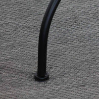 Tavolino tondo da Giardino 55x71 cm Ripiano in Ceramica con Mosaico Lucido