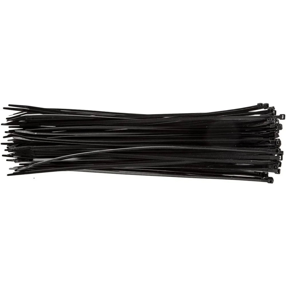 Topex 01-612 fascette a cravatta ta, 4,8 x 370 mm, nero, 75 pezzi