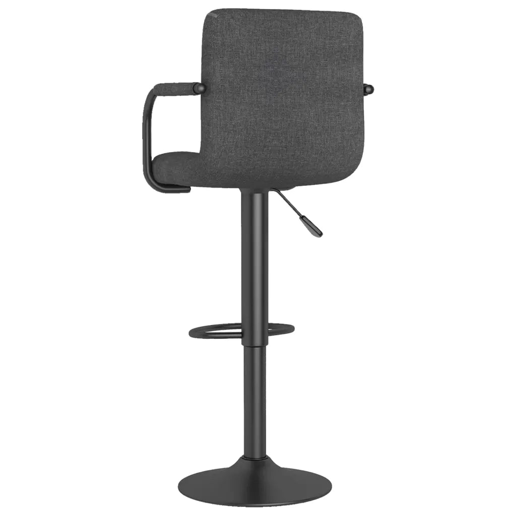 Sgabelli da Bar 2 pz Grigio Scuro in Tessuto 334636