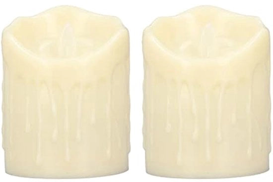 LED candele, 2-pack, senza fiamma, alimentate da batterie, adatte per date, matrimoni, proposte e creazione di atmosfere horror o escape room.