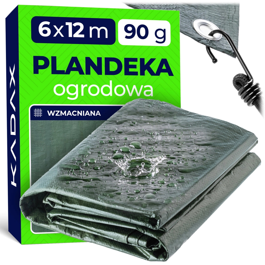 Telone spesso KADAX 12x6, rinforzato, antigelo, impermeabile, resistente, 90 g.
