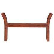 Panca-Sgabello 111 cm in Legno Massello di Acacia
