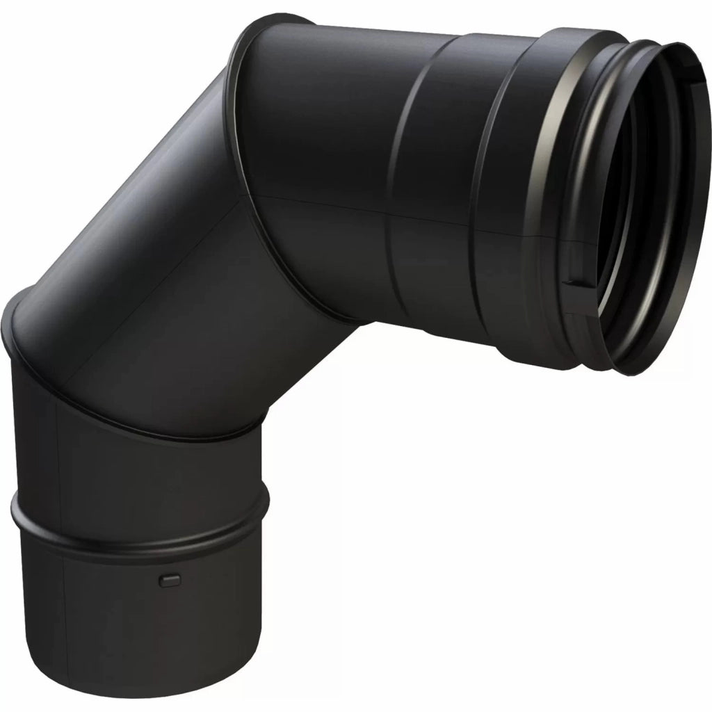 Curva Acciaio Nero 45 D.100 Pellet - Europrofil